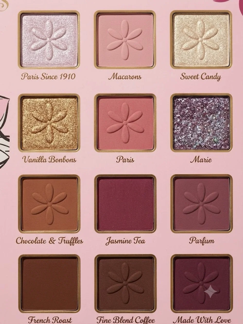Disney Pink & Gold Parisian Aristocats Eyeshadow Palette